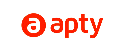 Apty logo.